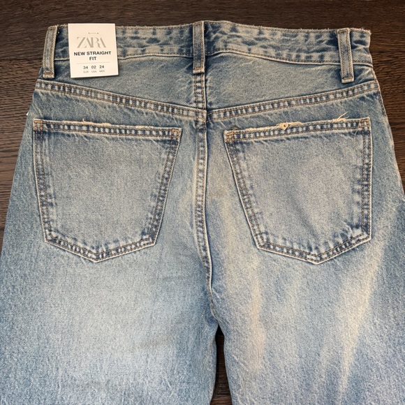 Zara New Straight Fit Women’s Jeans - Picture 6 of 7